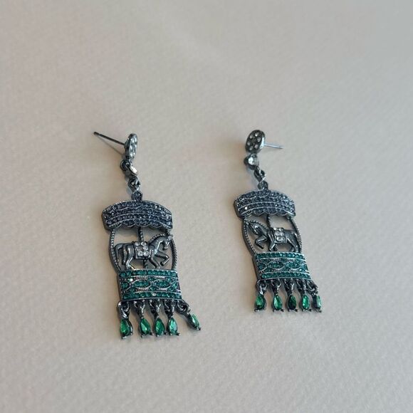 Carousel Dangle Earrings M1225 - Picture 3 of 4
